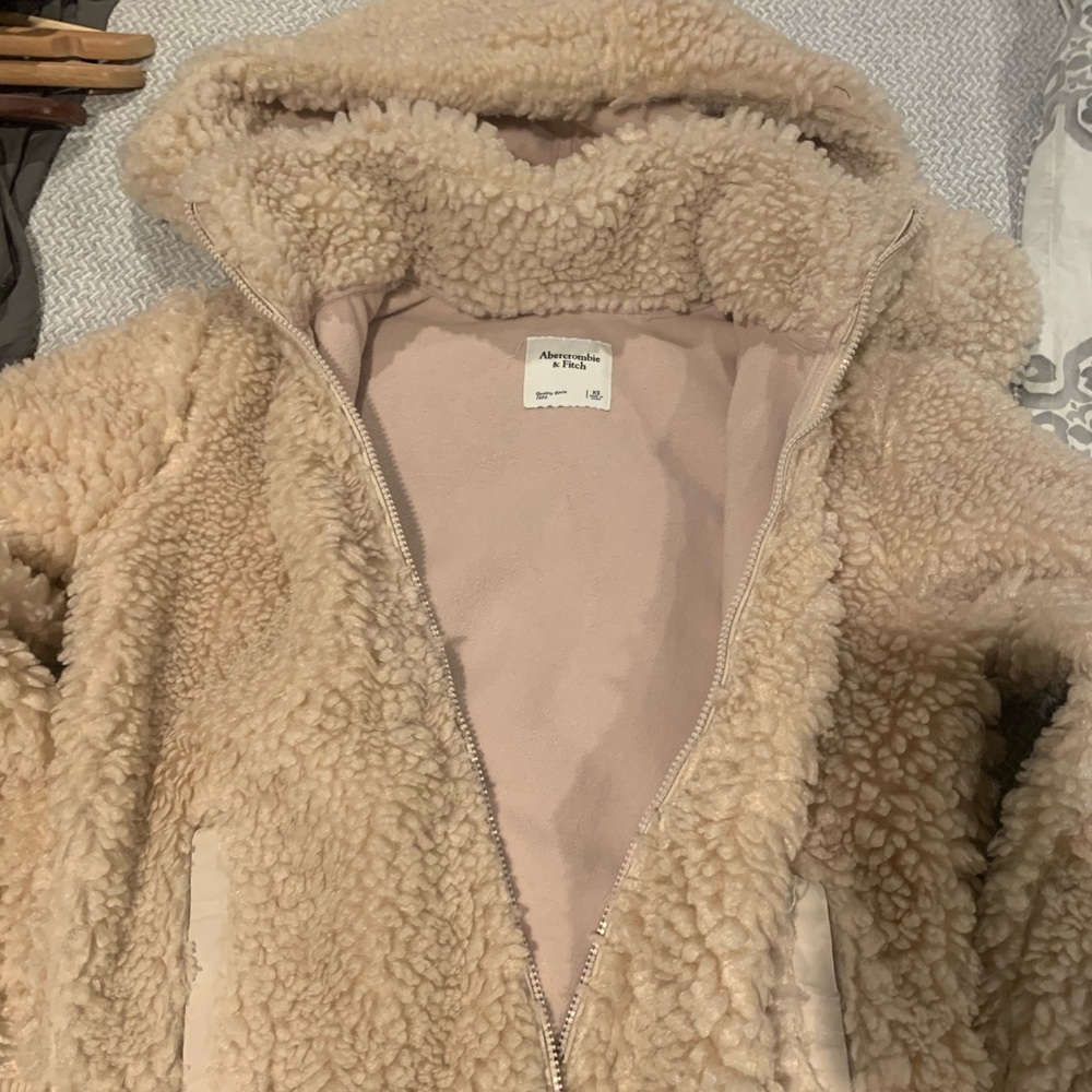 Abercrombie teddy bear jacket